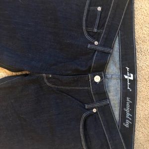 Seven for all Mankind jeans straight leg dark wash